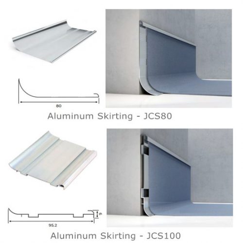 ALUMINUM SKIRTING - INTEGRATED TYPE